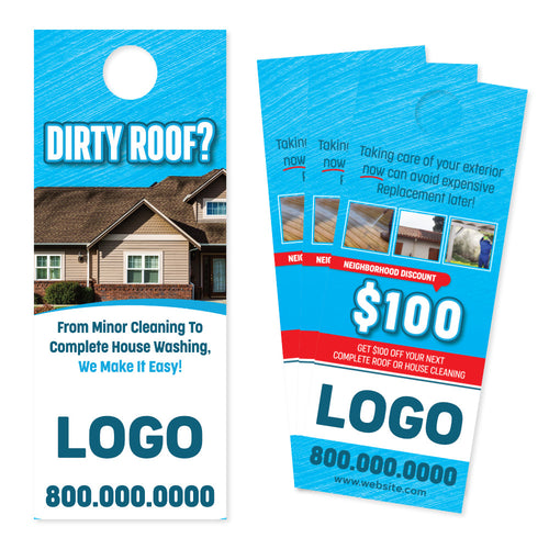 roof soft washing door hanger