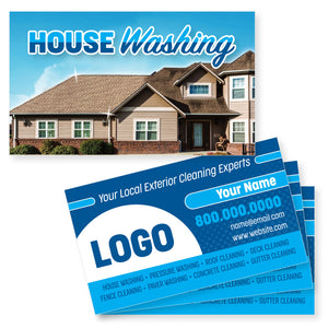 house washing business card