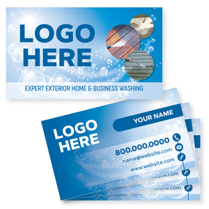 house washing business card