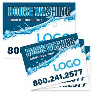 house washing yard sign
