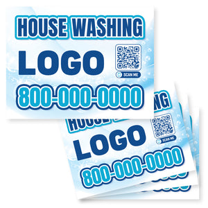 House washing yard sign design