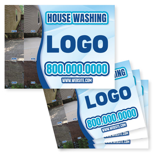 house washing yard sign