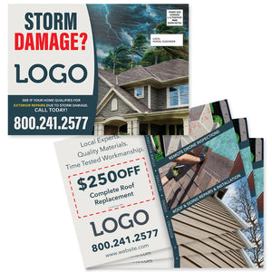 hurricane damage eddm postcard