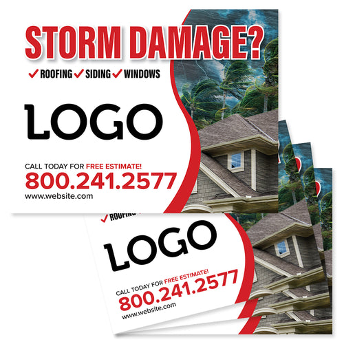 hurricane yard signs for roofers