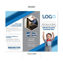 Load image into Gallery viewer, hvac protection plan brochure design
