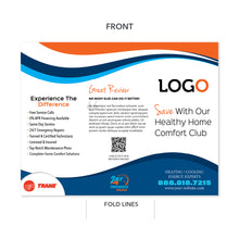 Load image into Gallery viewer, hvac trifold brochure maintenance
