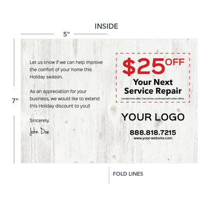 christmas greeting cards for hvac