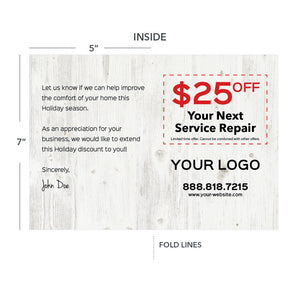 christmas greeting cards for hvac