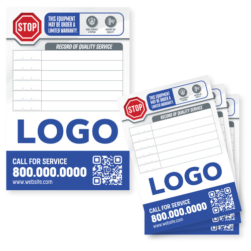 Ac Service Sticker Stickers for HVAC company - Design & Print Service - FREE Shipping ...
