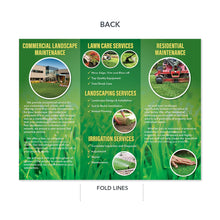 Load image into Gallery viewer, landscape and lawn maintenance brochure
