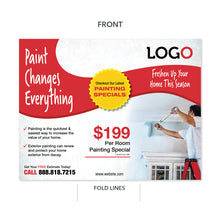 Load image into Gallery viewer, painting contractor trifold brochure
