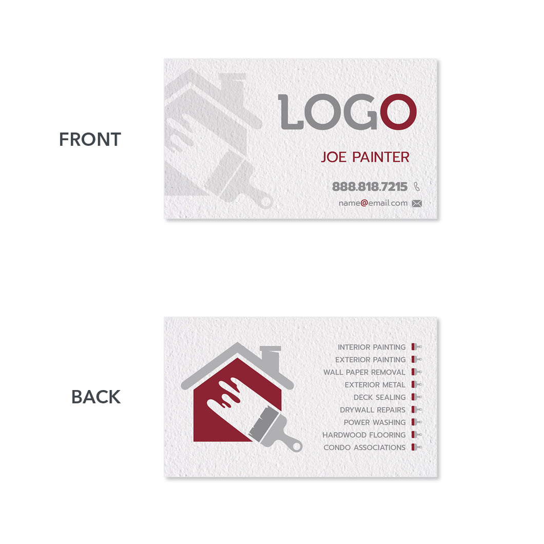 painting contractor business card