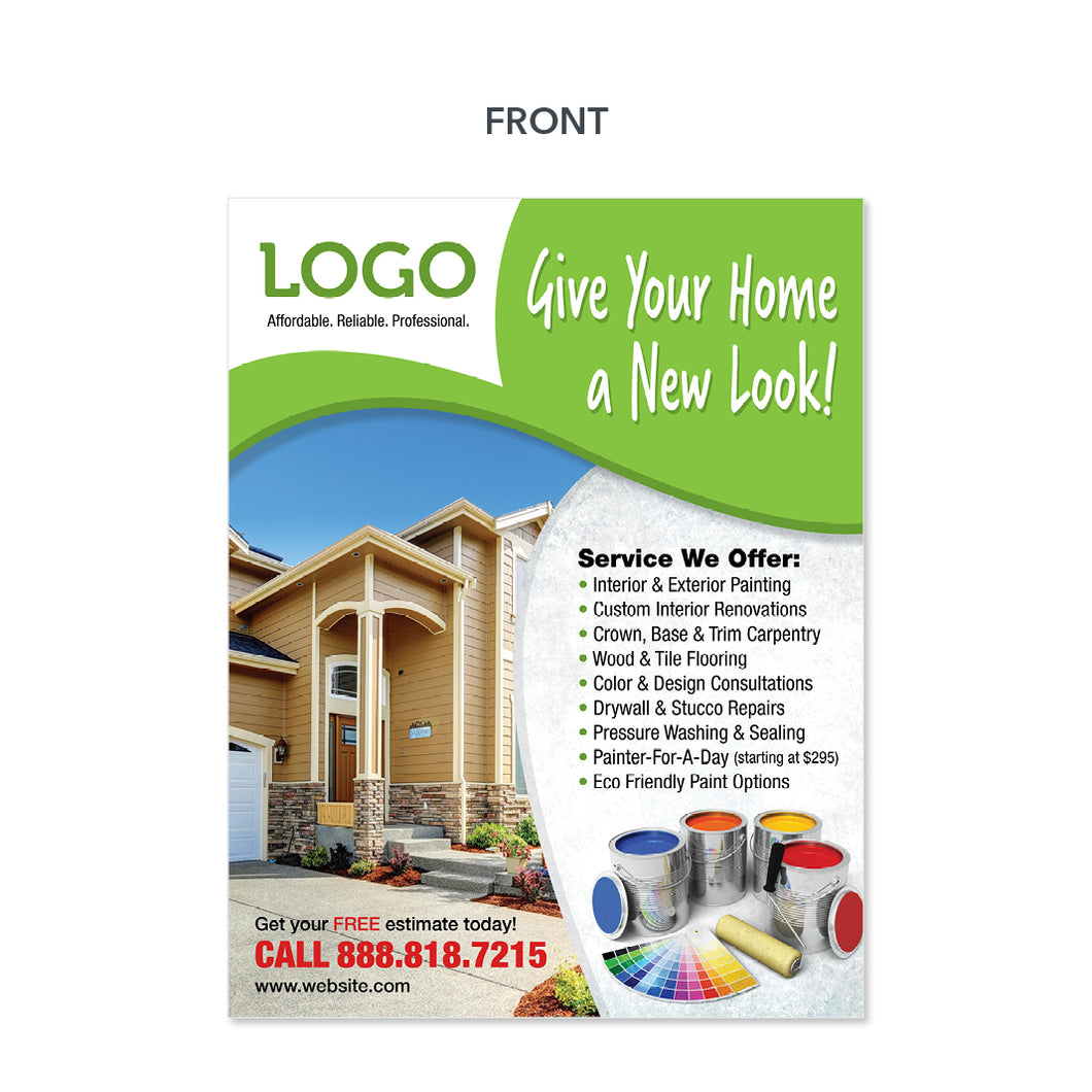 painting contractor flyer