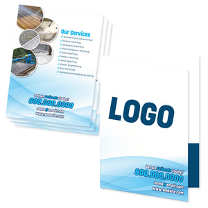house washing estimate folder printing