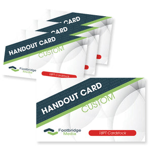 handout printed cards