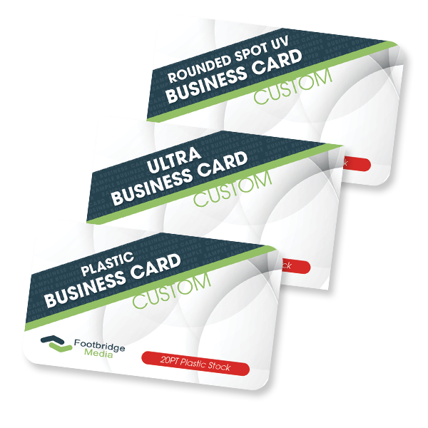 Custom Designed Specialty Business Cards Printing Spot UV Edge