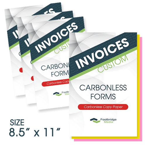 Custom Designed Carbonless Forms | Printed - FREE Shipping – Footbridge ...