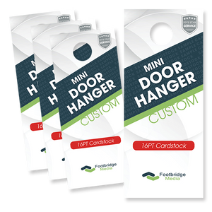 mini door hanger printing