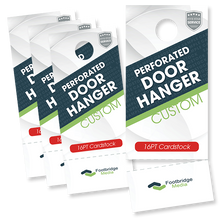 Load image into Gallery viewer, perforated door hanger printing

