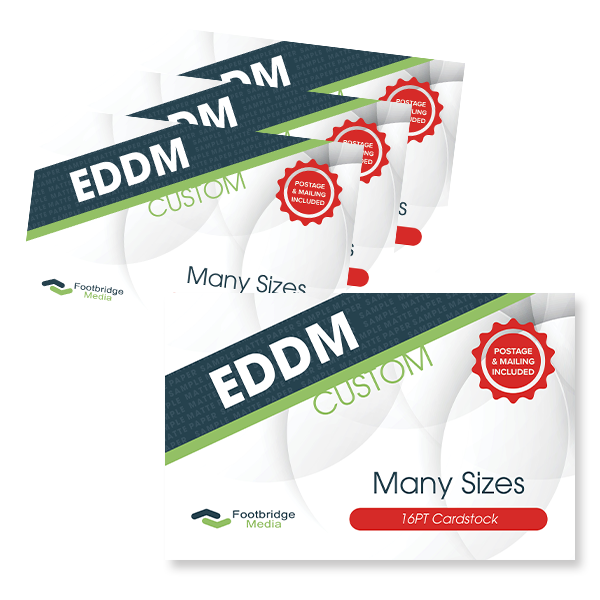 Custom Designed EDDM Postcards - Full Service - High Quality Prints