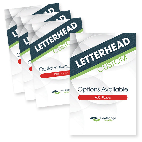 Letterhead custom design print service
