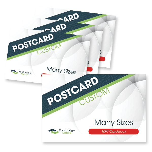 custom design postcard printing