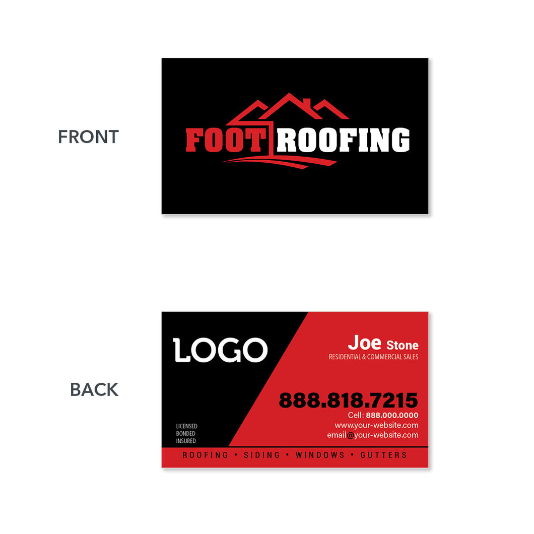 roofers business card