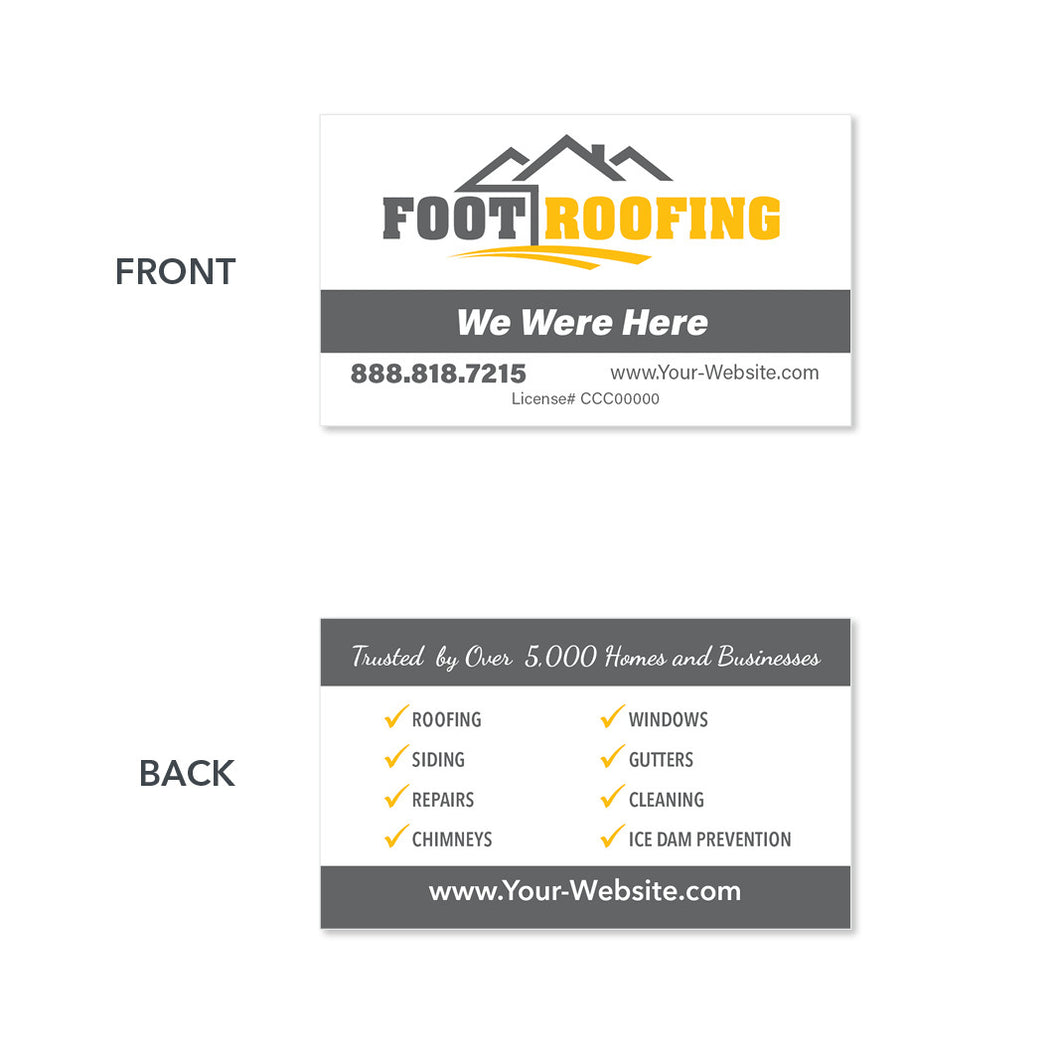 roofers business card