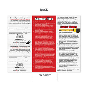 contractor contract tips brochure