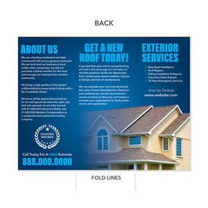 roofing contractor brochure