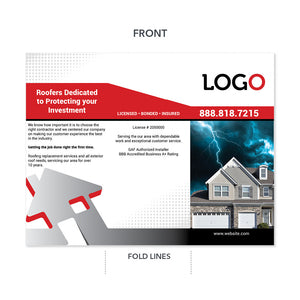 storm damage house brochure