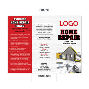 contractor home repair tips brochure