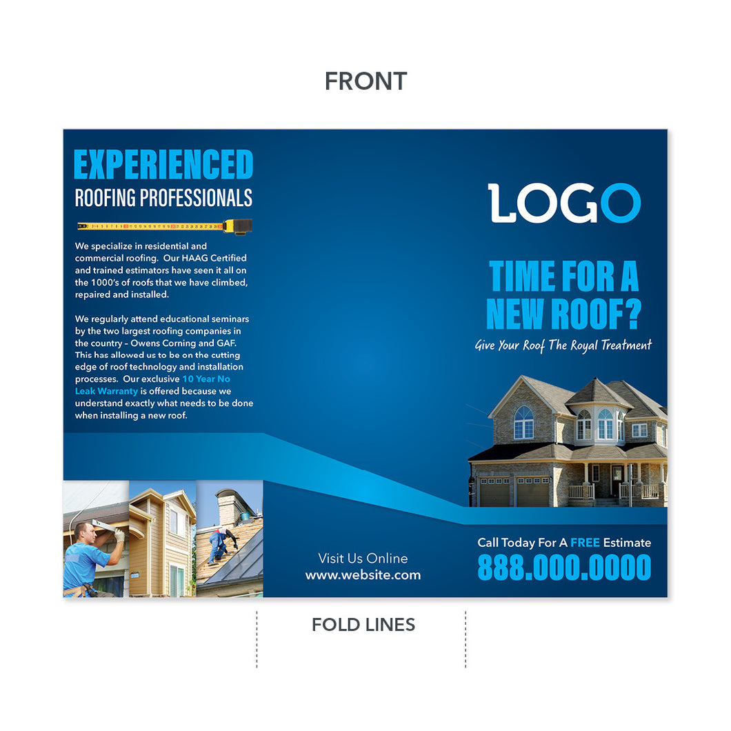 roofing contractor brochure