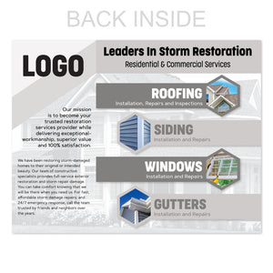 Storm Damage Trifold Brochure