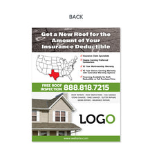 Load image into Gallery viewer, roofing contractor flyer

