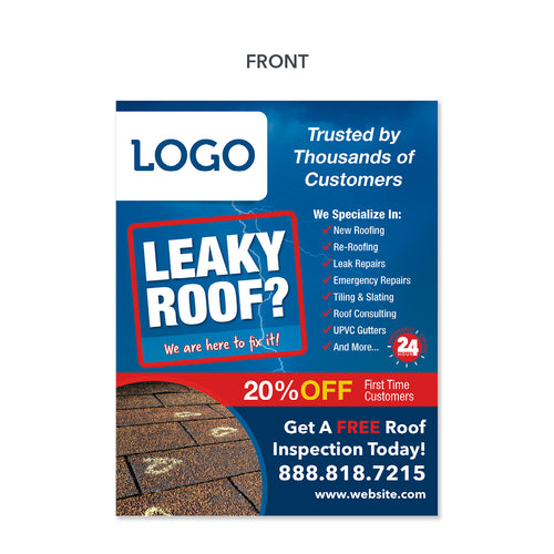 Roof Leak Repairs flyer design