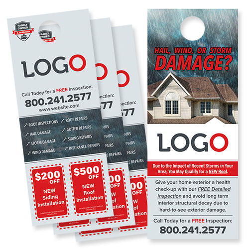 hail damage roofing door hanger design