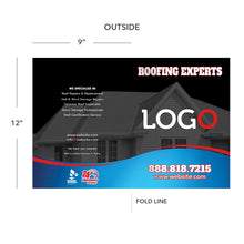 Load image into Gallery viewer, roofing contractor folder design
