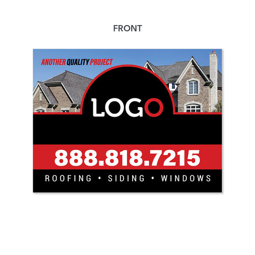 roofing siding gutters yard sign