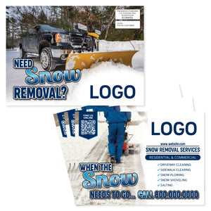 snow removal eddm postcard printing