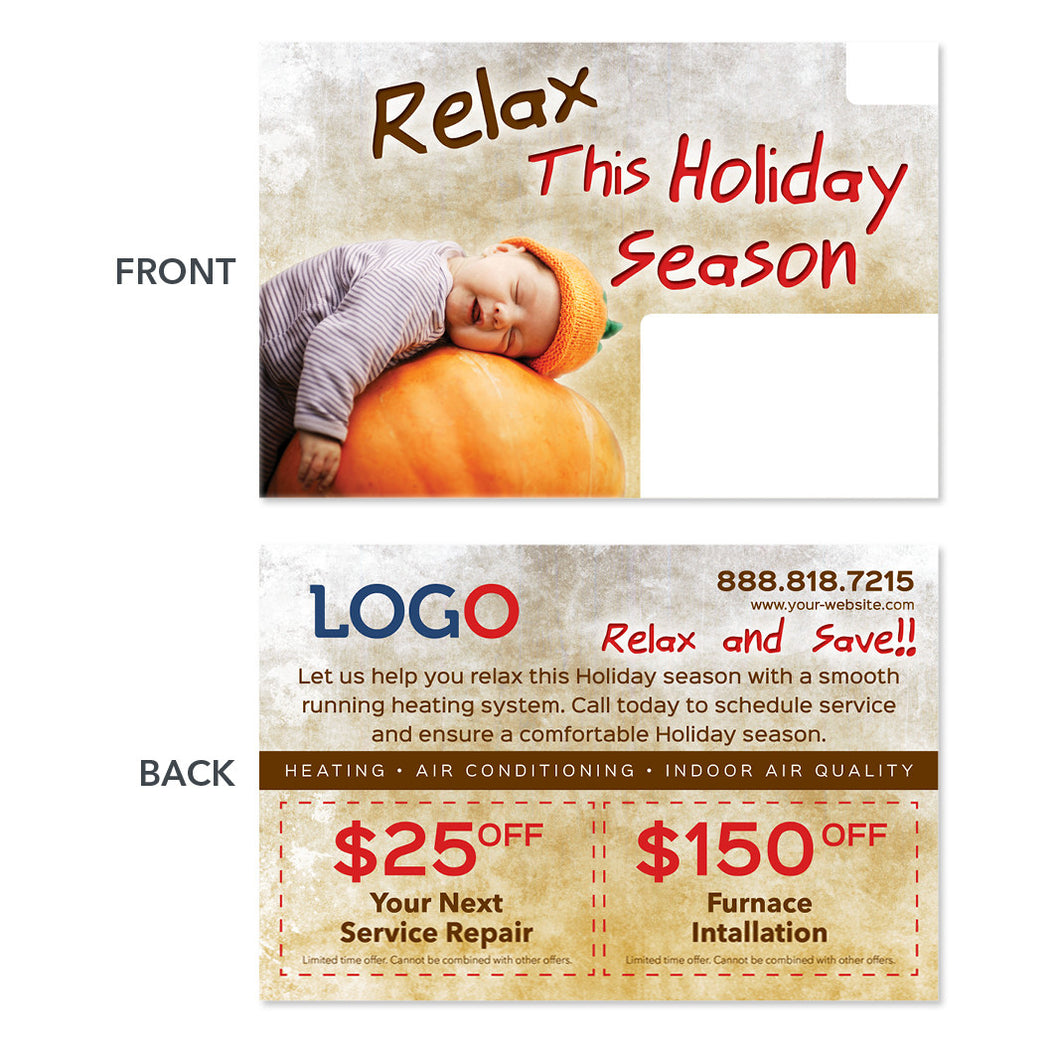 thanksgiving hvac postcard